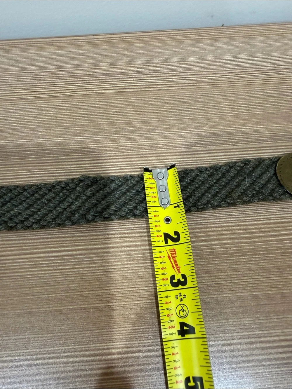 Vintage YSL Yves Saint Laurent Braided Belt Olive Green Gold Buckle 34 85 Woven